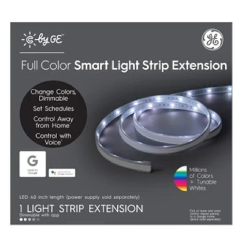 Cync Led Smart Light Strip Extension, Full Color, 40-inch, Model 93103489