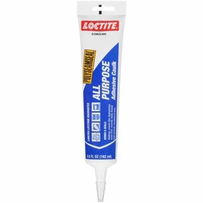 LOCTITE 2In1 5.5-oz Clear Paintable Latex Window and Door Caulk