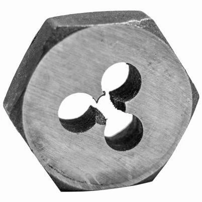 Metric Hexagon Die, Carbon Steel, 4.0 x 0.70mm