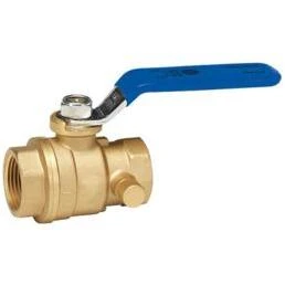 119-2-12-12 0.5 In. Lead Free Brass Stop & Waste Ball Valve