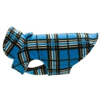 Whistler Winter Dog Coat Blue Tartan Size 8 For Dogs