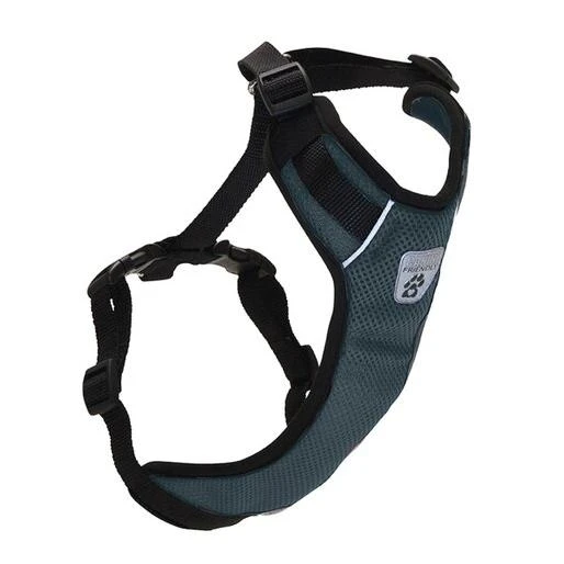 Vented Vest Car Seat Dog Harness V2 Charcoal Extra Large