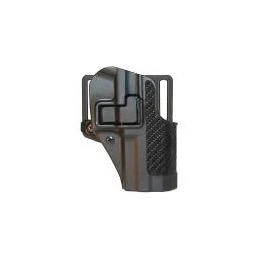 BlackHawk CQC SERPA Holster With Belt and Paddle Attachment, Fits Glock 29/30, Right Hand, Carbon Fiber, Black 410030BK-