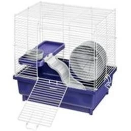 My First Home 2-story Hamster Cage, Purple, 14.5 X 10 X 14.5 Inches