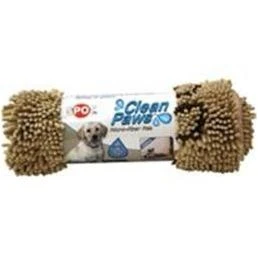 Clean Paws Microfiber Mat Tan 31 X 20 Inches For Dogs And Pets