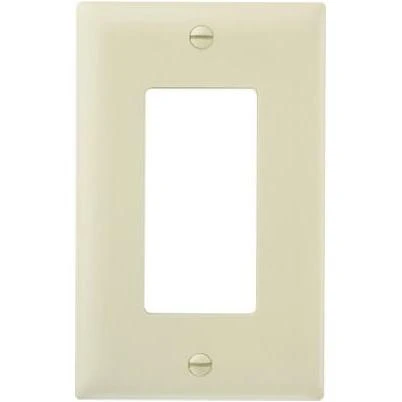 Pass & Seymour TP26ICC100 Wall Plate, Decorator Opening, Ivory Nylon