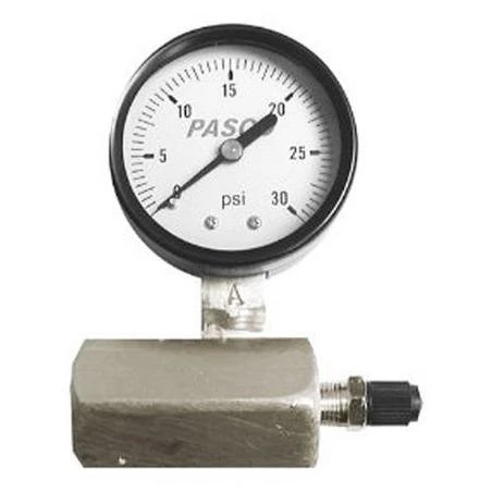 Pasco 1427 30-Pound Gas Test Gauge Assembly