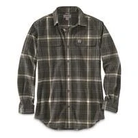 Carhartt Men's Hubbard Plaid Shirt - XL Tall - Chili