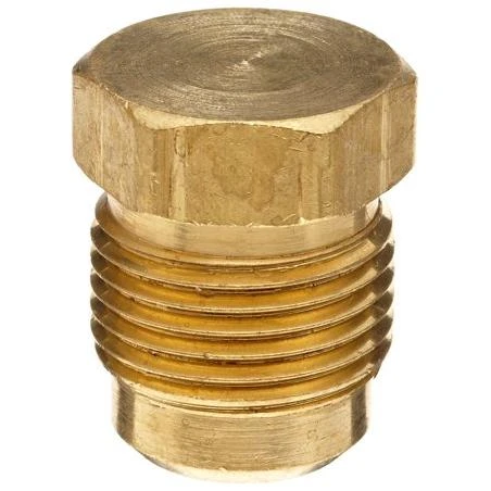 Anderson Metals 1/4 In. Brass Flare Plug