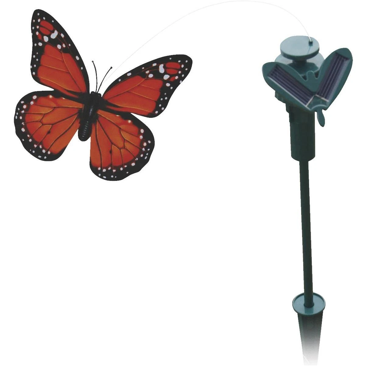 Solar Fluttering Butterfly Lawn Ornament Model 830-1401
