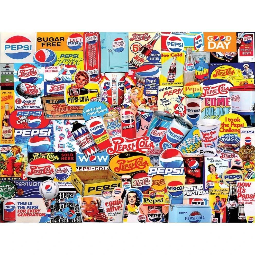 WM1432 18 x 24 in. Pepsi Jigsaw Puzzle, 550 Piece