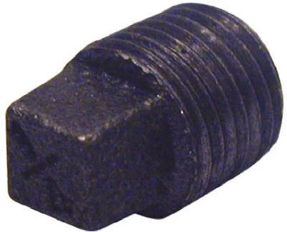 B-plg10 Black Plain Plug - 1 Inch Durable Connection