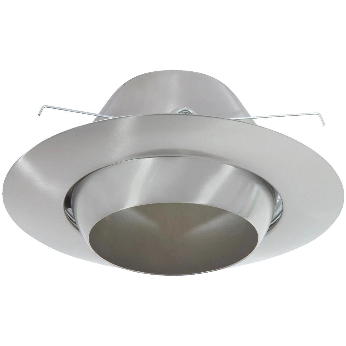 Tr18bn 6-inch Brushed Nickel Adjustable Eyeball Recessed Trim