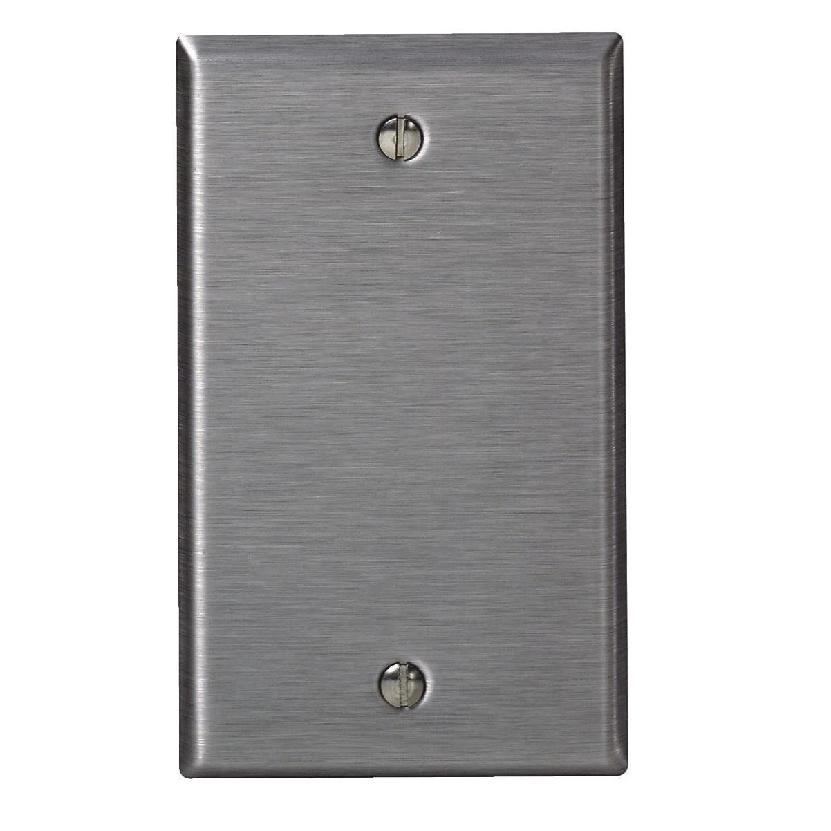 Leviton 1-Gang Standard Stainless Steel Blank Wall Plate 