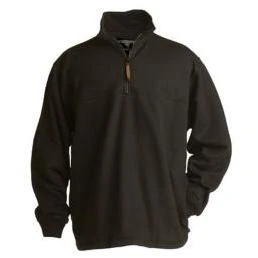 SP250BKR400 Medium Regular Original Fleece Quarter Zip Sweatshirt - Black