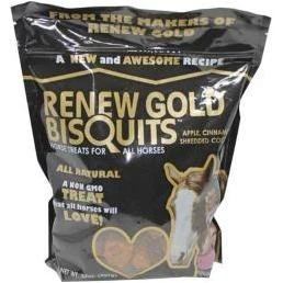 Equine 1030244 2 Pounds Renew Gold Biscuits Horse Treats