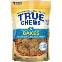 True Chews Everyday Wellness Bakes Bone And Joint Health Dog Treats, Chicken Flavor, 8 Oz.