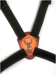 Crooked Horn Black  1" Strap - BS-125