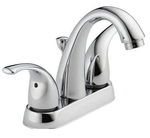 P299695lf Designer Series Two Handle Centerset Bathroom Faucet In Chrome