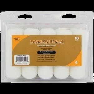 Merit Pro 161784 4 Inch Domed Foam Mini Roller - Set Of 10