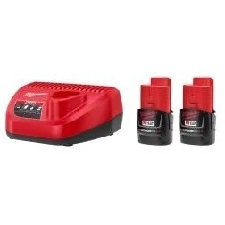 MLW48-11-2432P M12 3.0 CP 12V Batteries Starter Kit - Pack of 2