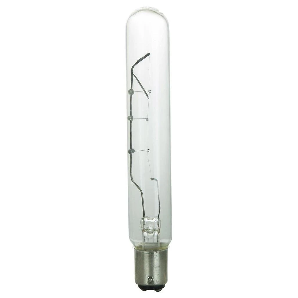 SUNLITE 25w T6.5 120v Double Contact Base Clear Bulb