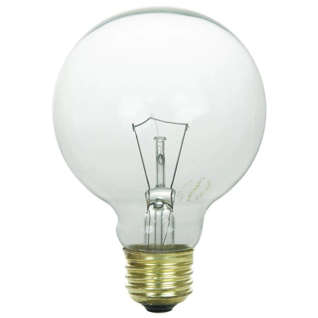 SUNLITE 40W 120V Globe G25 E26 Clear Incandescent Light Bulb