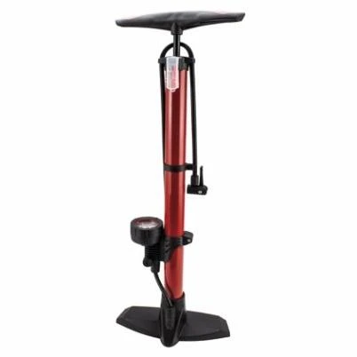 Bicycle Tire Pump with Gauge, 120-PSI