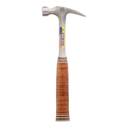 Estwing E20S Nail Hammer, 20 oz Head, Rip Claw, Smooth Head, Steel Head, 13-1/2 in OAL