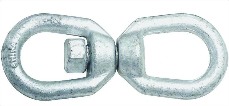 National Hardware 3252BC Series N241-117 Chain Swivel, 1/2 in Trade, 3600 lb Working Load, Steel, Galvanized