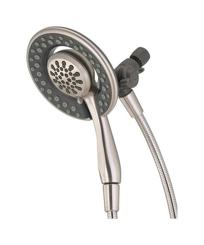 Delta Brushed Nickel 4 settings Showerhead Combo 1.75 gpm