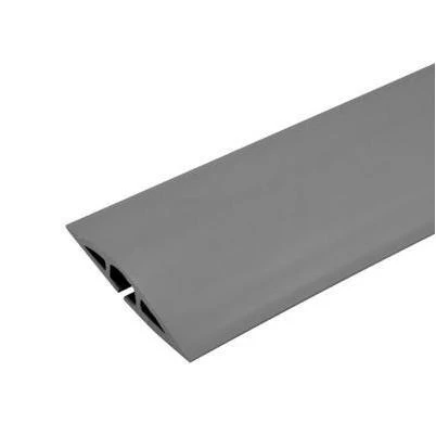 Corduct 50 ft. 1-Channel Over-Floor Cord Protector - Gray