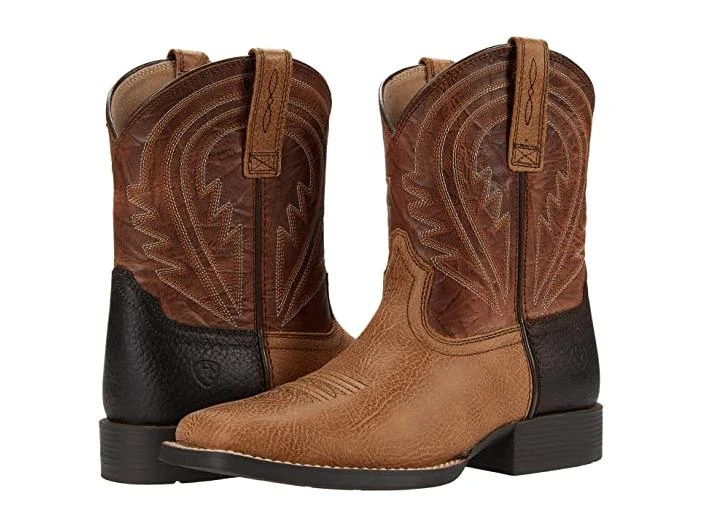 Ariat Kids Wiggle Room Lil' Hos (Toddler/Little Kid/Big Kid) (Cottage/Cinnamon) Cowboy Boots