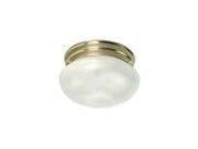 Hardware House 54-4395 1-light Ceiling Fixture Polished Brass With Frosted Glass