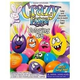 Easter Crazy Eggs Coloring Kit - Multicolor, Model Fw1721
