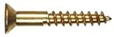 Hillman 41829 Brass Flat‑Head Phillips Wood Screw – 6×1/2″, 100‑Count