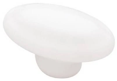 Brainerd P95718V-W-C7 1-3/4-Inch Ceramic Oval Cabinet Hardware Knob