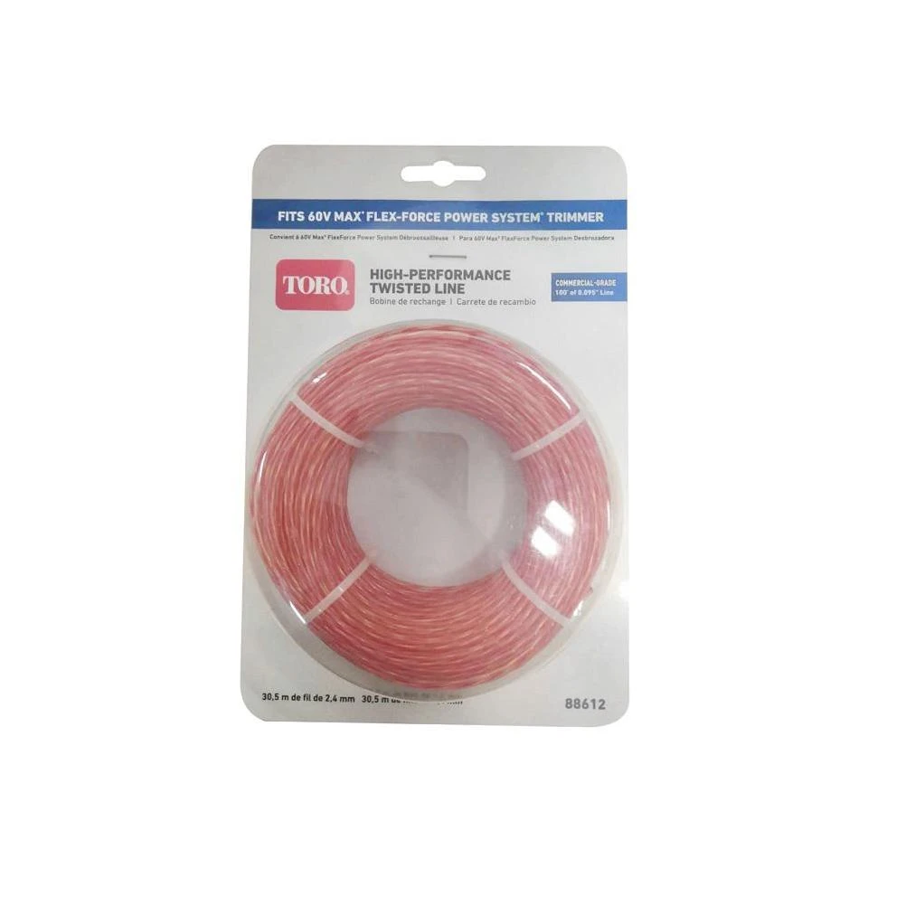 Toro 0.095 in. 100 ft. Trimmer Line Replacement for 60-Volt 14 in. / 16 in. String Trimmer
