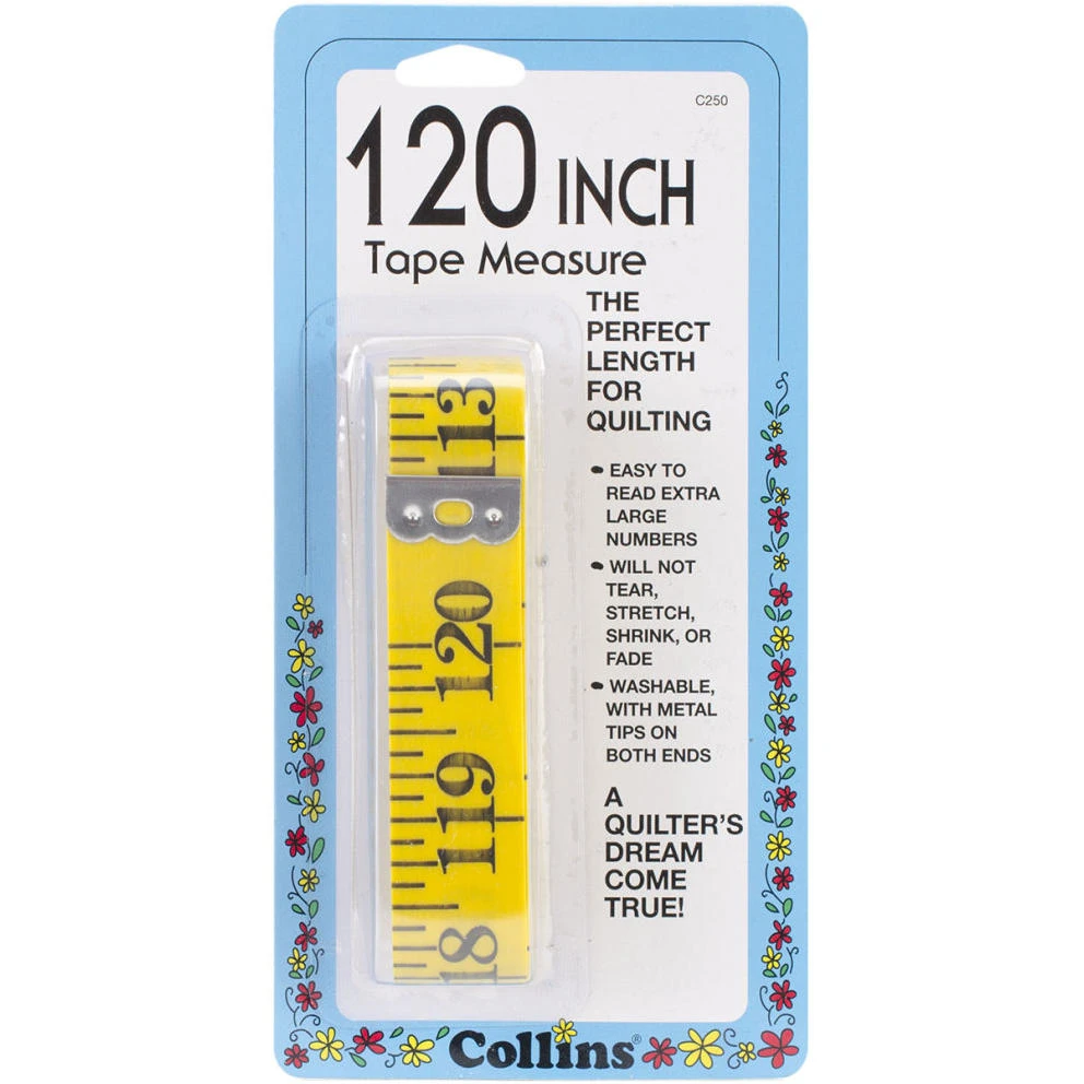 Dritz Fiberglass Quilter Tape 120" Length X 3/4" Width Yellow