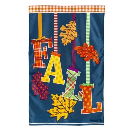 FALLING LEAVES HOUSE FLAG