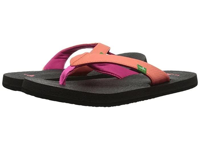 Girl's Sanuk 'Yoga Mat' Sandal, Size 13/1 M - Orange