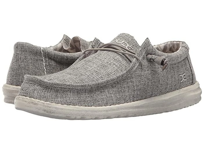 Mens Hey Dude Wally Casual Shoe - Iron Gray