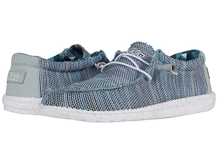 Mens Hey Dude Wally Sox Casual Shoe - Ice Gray
