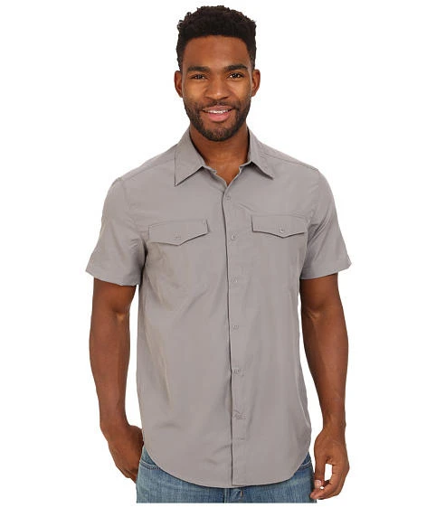 Merrell - Minimax S/S Button Up (Sidewalk) Men's Short Sleeve Button Up