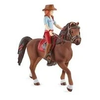 Schleich Horse Club Hannah And Cayenne Playset With Detailed Figurines