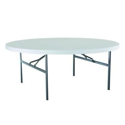 White Granite Folding Table
