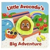 Little Avocado's Big Adventure - Finger Puppet Board Book By Brick Puffinton