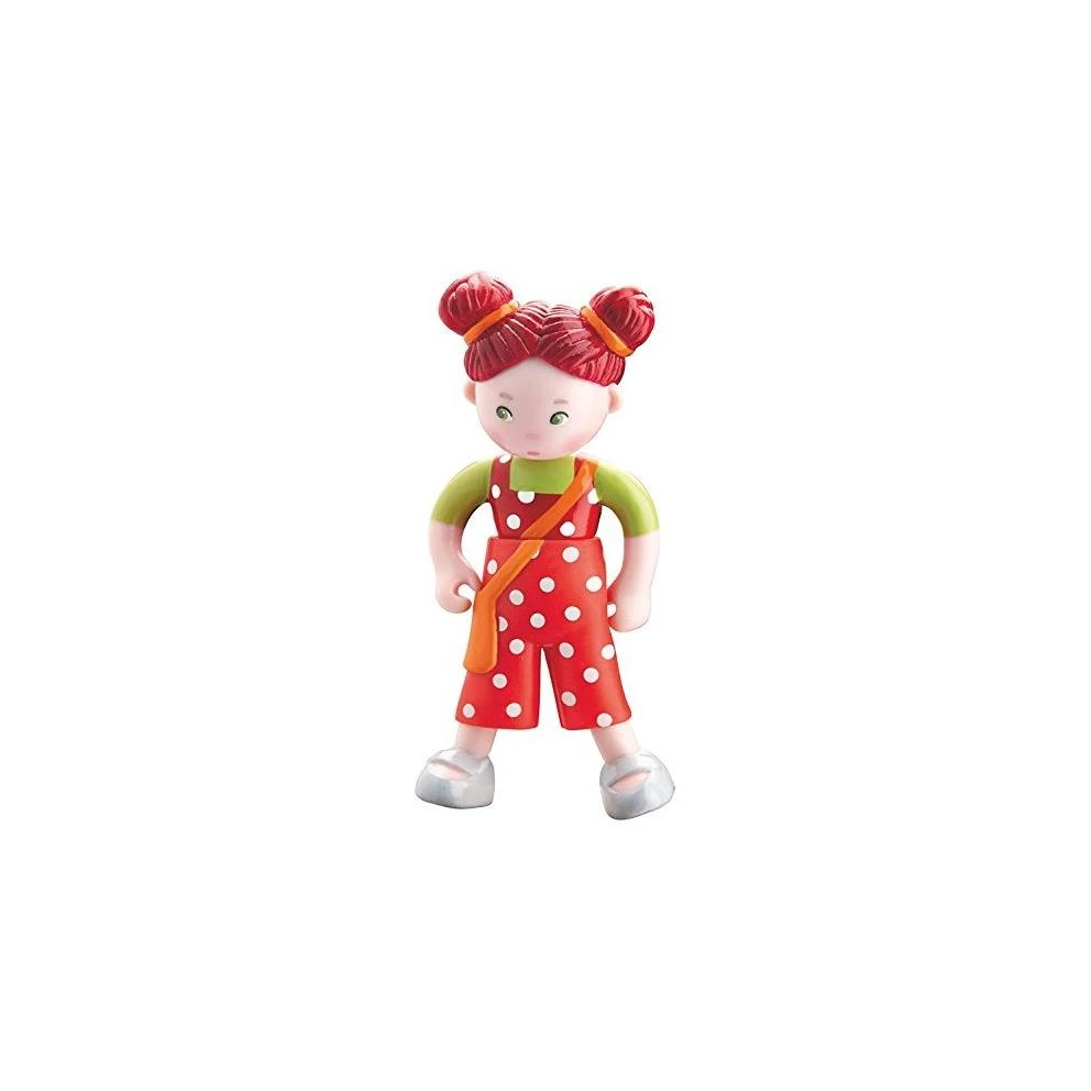 Little Friends Felicitas - 4 Inch Bendy Girl Doll Figure With Red Pigtails