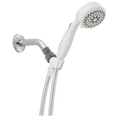 7-Spray Handheld Shower Head, White, 2.0 GPM