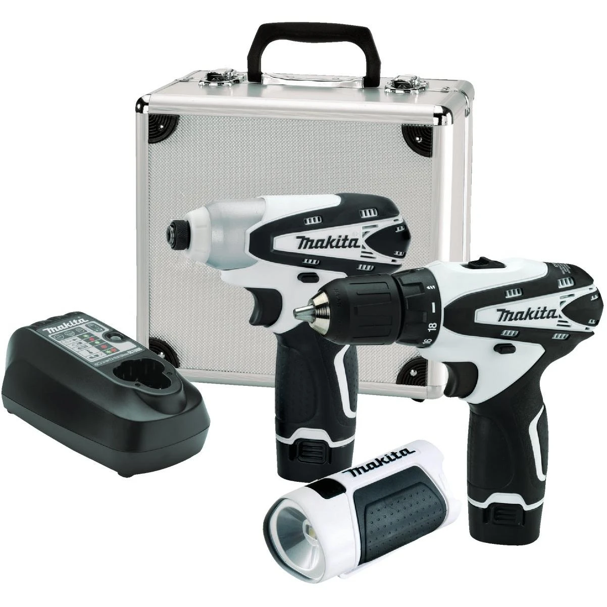 Makita 3-Tool 12V Lithium-Ion Drill/Driver, Impact Driver & Flashlight Cordless Tool Combo Kit